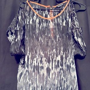 Cute cold shoulder top